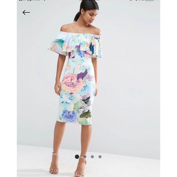 ASOS Dresses & Skirts - Asos Candy floral ruffle dress